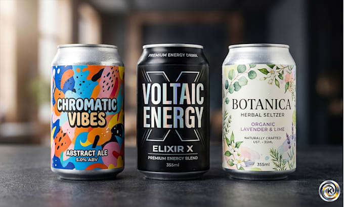 do beverage packaging juice label design energy drink can and soda label