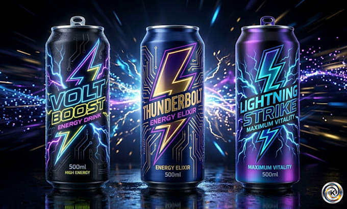 do beverage packaging juice label design energy drink can and soda label