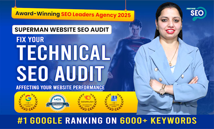 do website audit onpage and technical seo for your website google top ranking