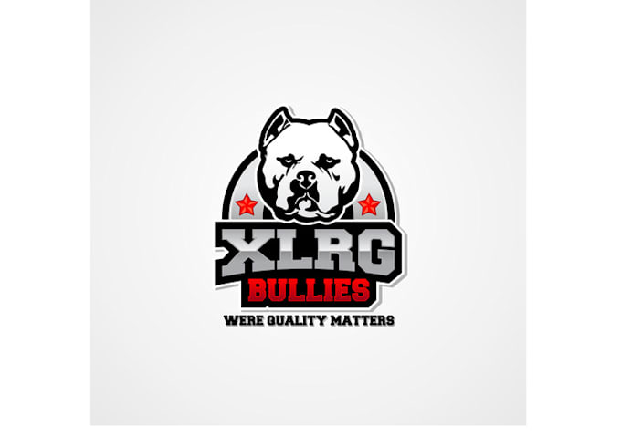 make captivating american bully breeder logo