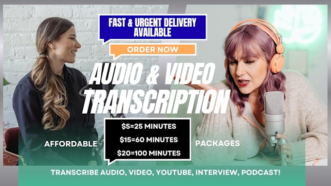 transcribe audio to text and deliver fast transcription