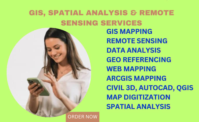 do any gis mapping, remote sensing or spatial analysis