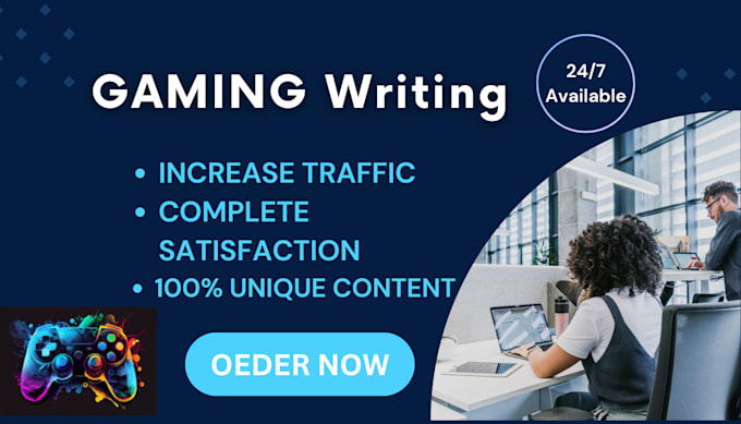 be your gaming writing expert