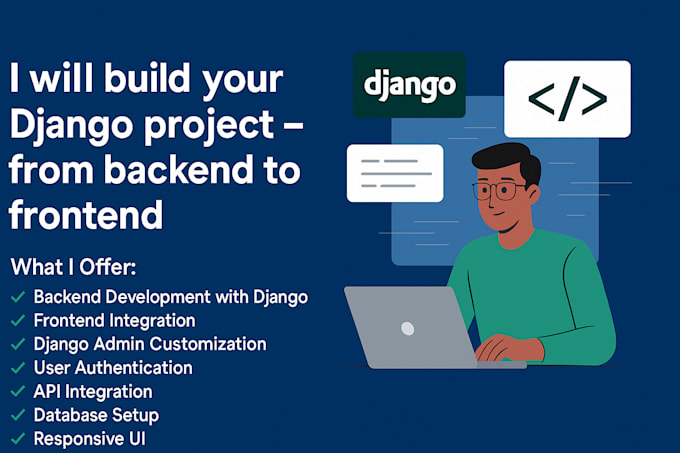 build secure, responsive django web apps with python backend