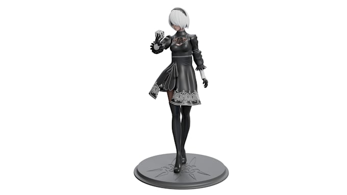 create a figure, statue for 3d printing