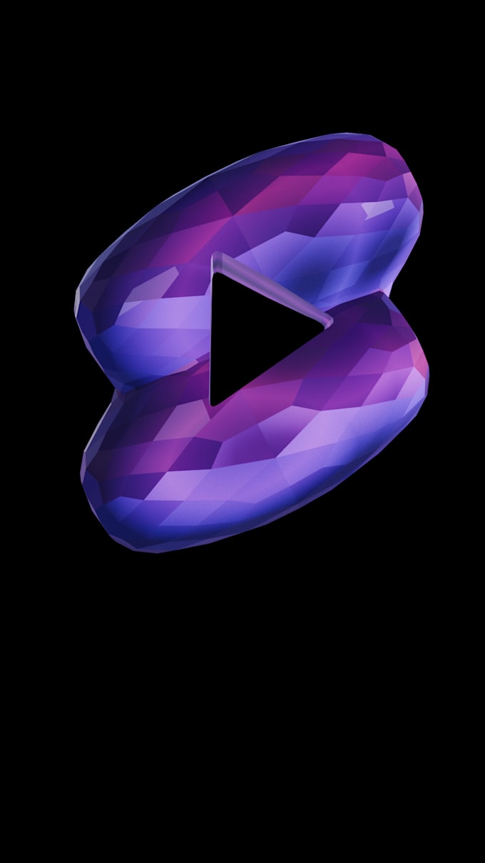 crystallize your logo and make this pro 3d animation