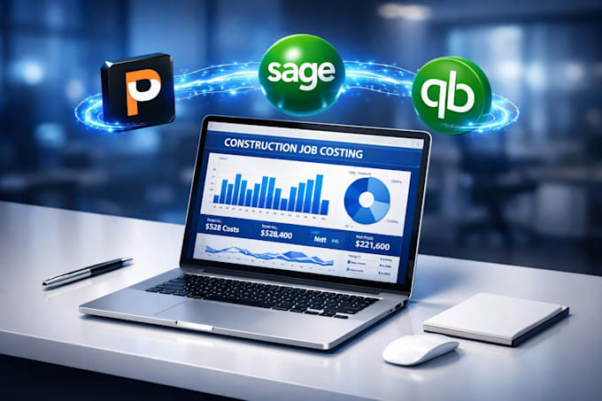 migrate construction data integrate crm procore sage quickbooks job costing