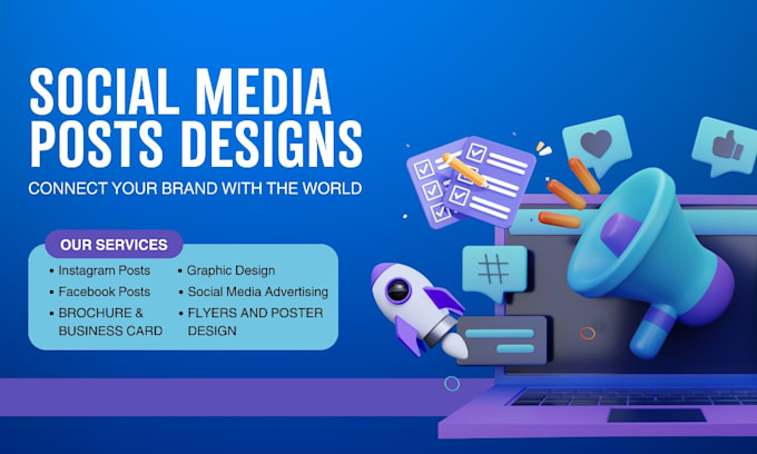 create unique instagram posts and social media posts designs