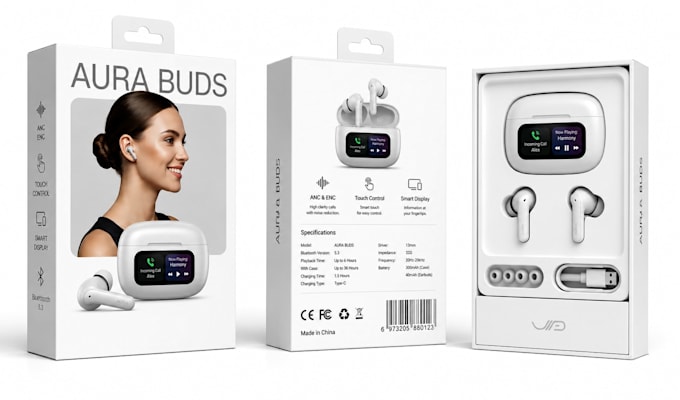 create amazon packaging and product box design
