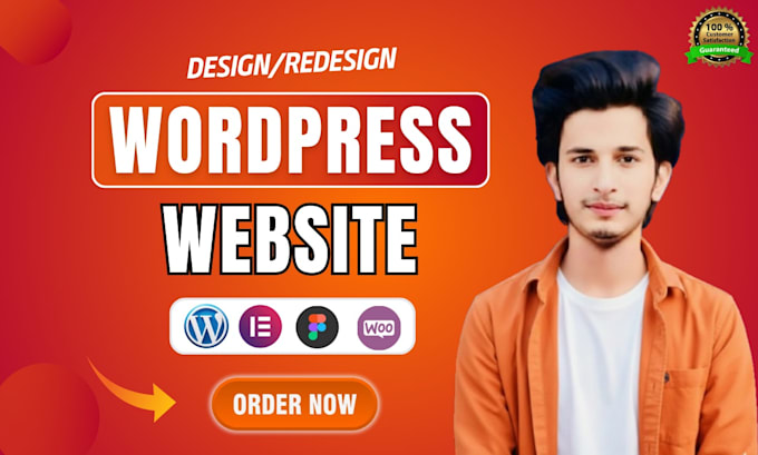 create a professional, responsive and modern wordpress website design
