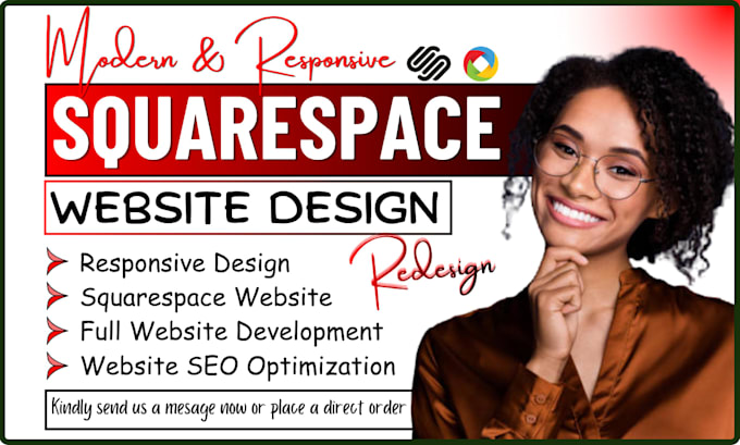 design or redesign squarespace website webador wix hostinger wordpress website