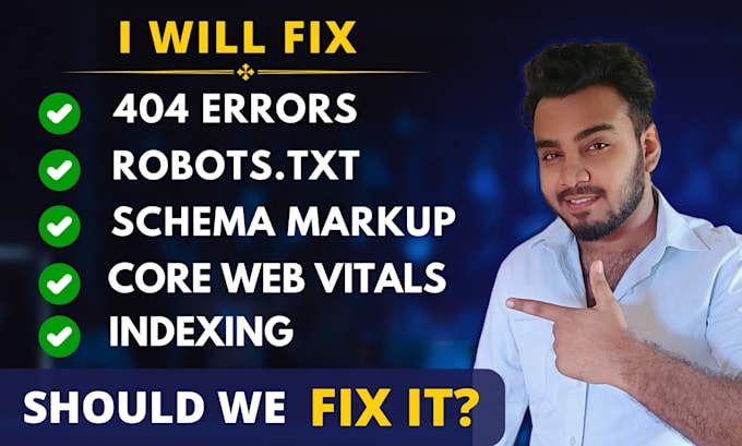 fix google search console and technical SEO issues, fast indexing