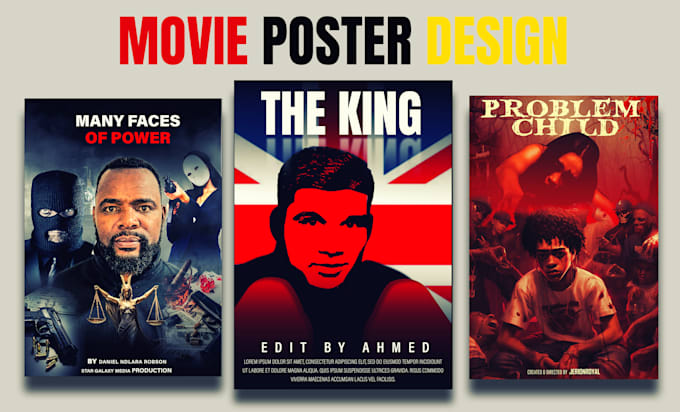 design unique movie poster within 12 hours