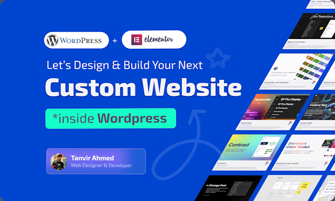 build wordpress websites using elementor pro