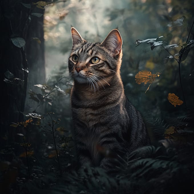 make a custom pet portrait, dog portrait, cat portrait