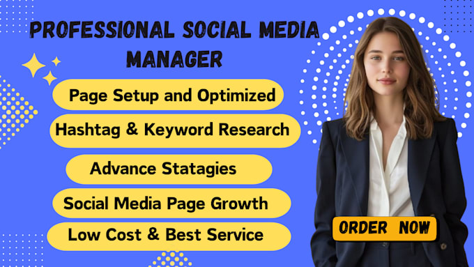 be your social media manager