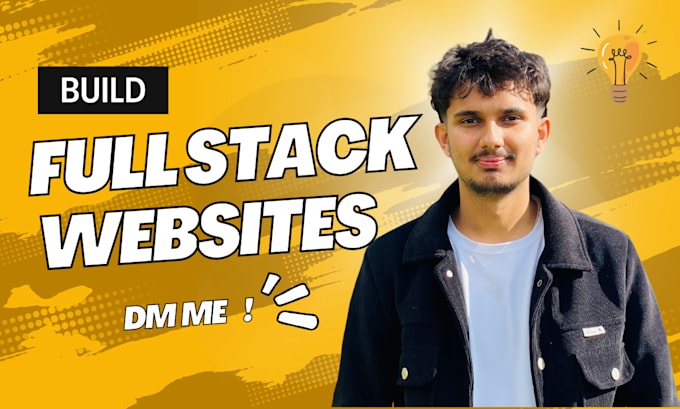 build website as full stack developer, website developer, front end developer