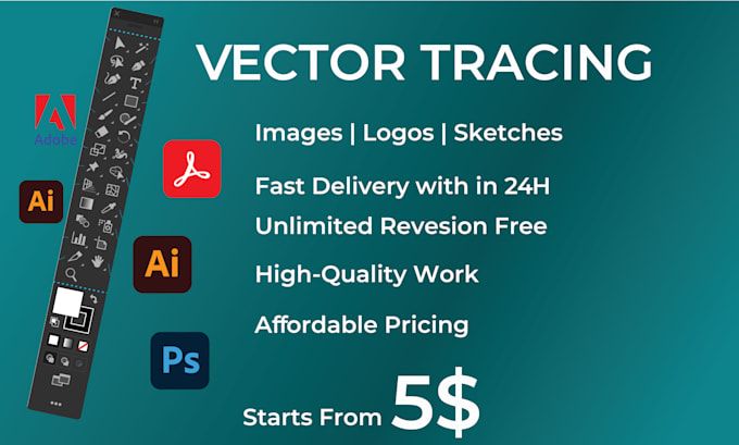 Redraw, convert logo and images into vector art by Marajah | Fiverr