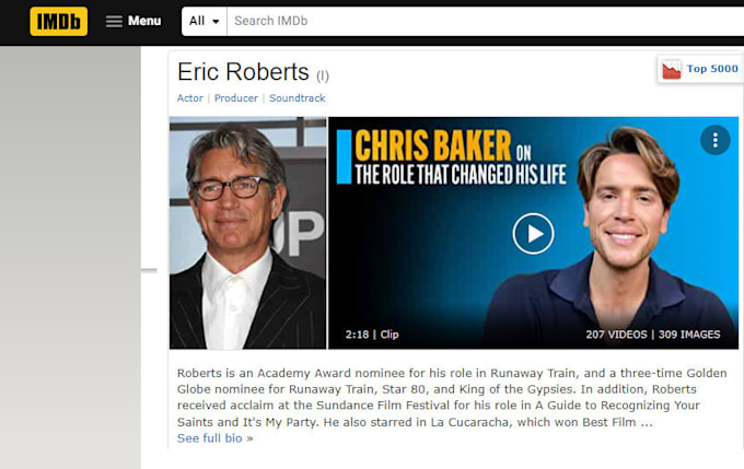 upload image in your imdb page