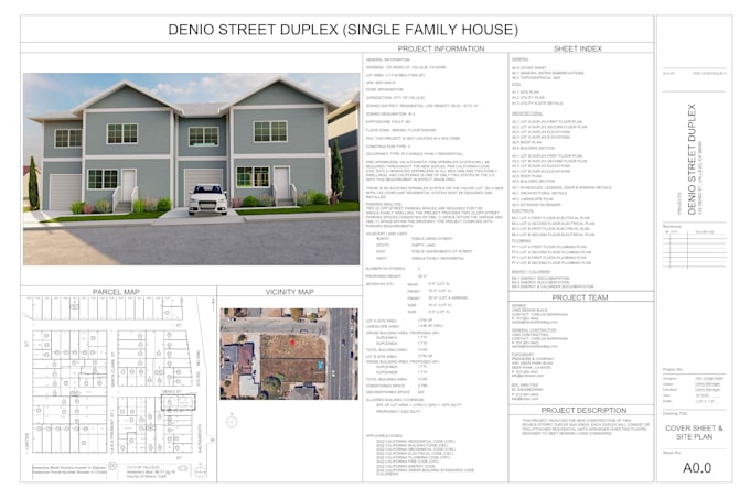 draw US city permit drawings