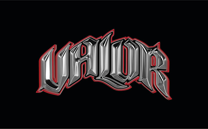 design chrome streetwear 3d logo animation for brands