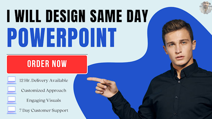 design a same day business powerpoint presentation