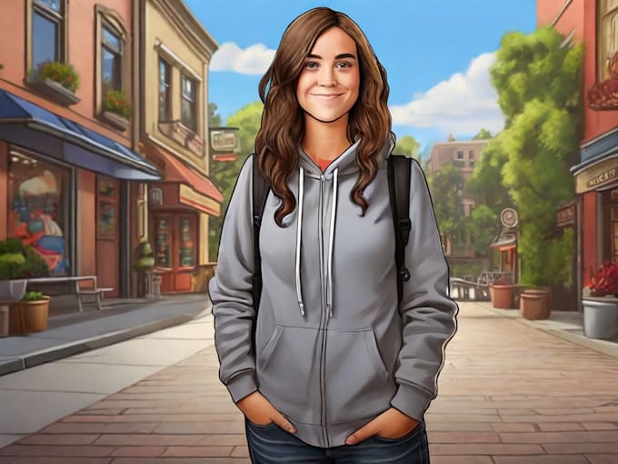 draw your photo to cartoon portrait