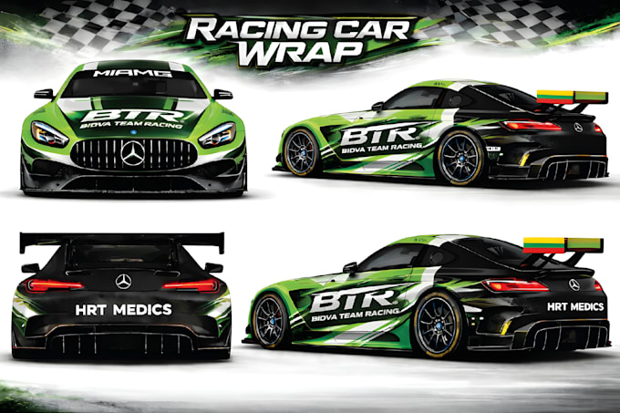 wrap eye catching racing car wrap, car wrap, livery racing and itasha car wrap