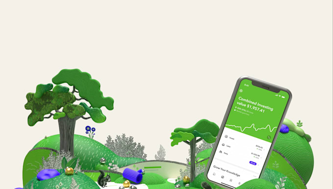 develop investment app, robinhood app, insurance app, acorns app, stash clone ap