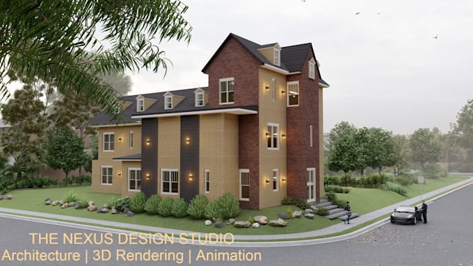 do amazing 3d interior exterior rendering modelling animation