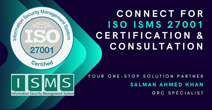 get your company isms is0 27001 certified in few days