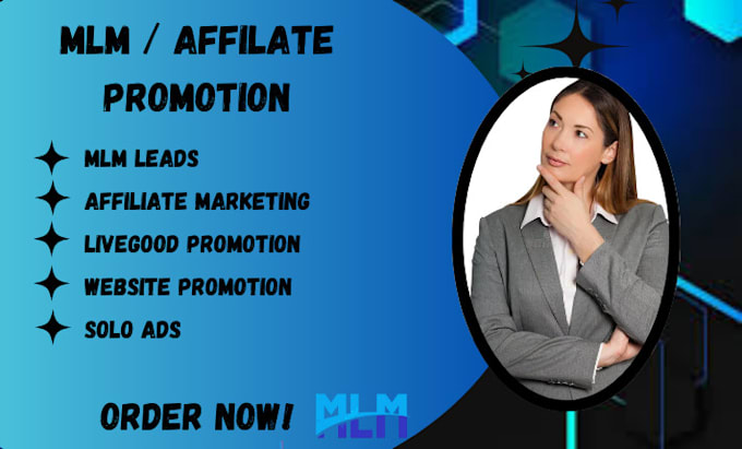 do 50k affiliate link promotion, MLM promotion, solo ads, sign up, sales funnel
