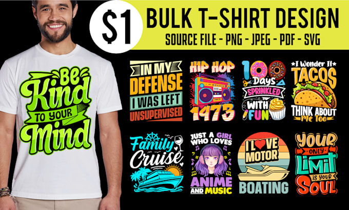 create high quality bulk t shirt designs for your brand