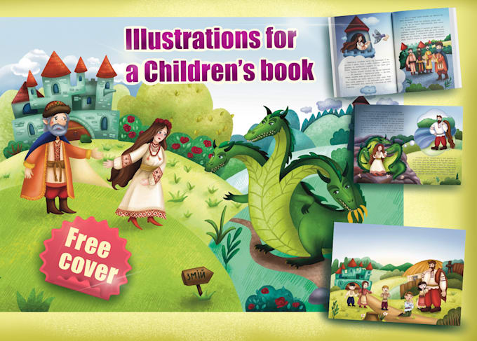 design professional childrens picture book illustrations and covers