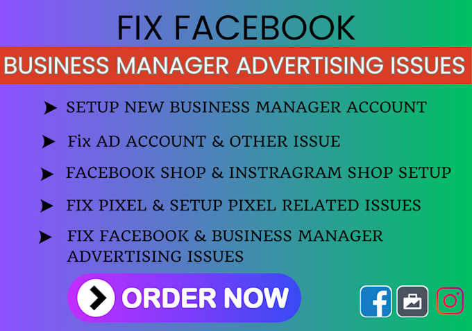 your expert meta business and fix restricted ad accounts