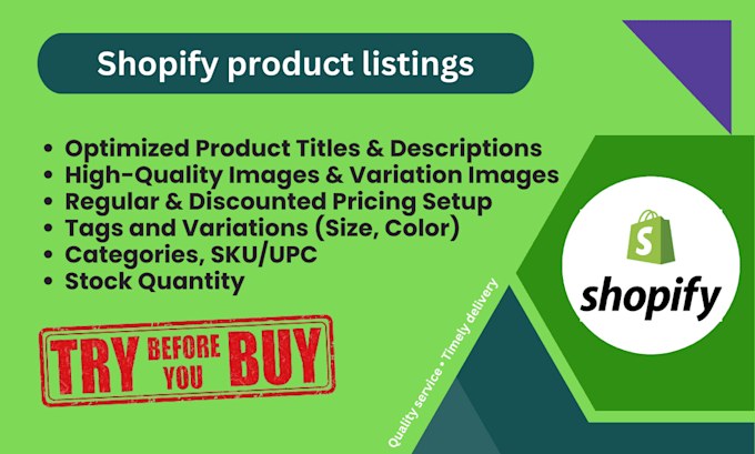 be shopify product lister