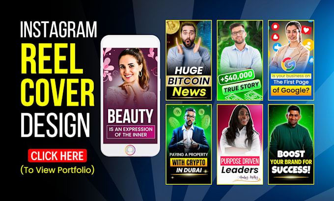 design eyecatching canva instagram reel cover templates