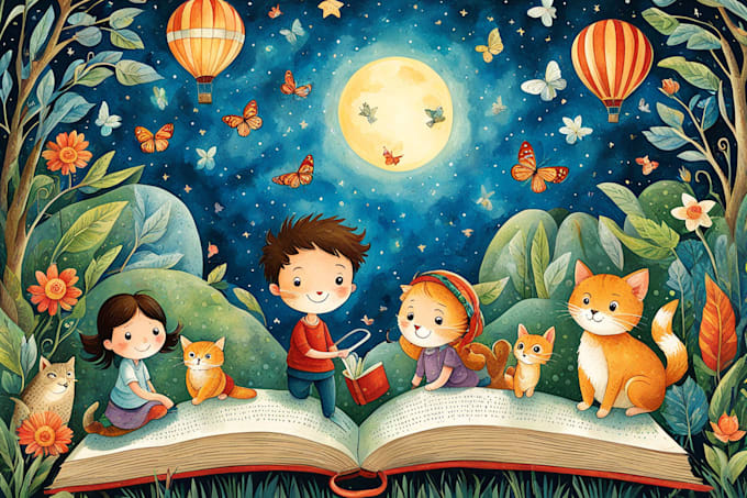 draw children illustrations for books