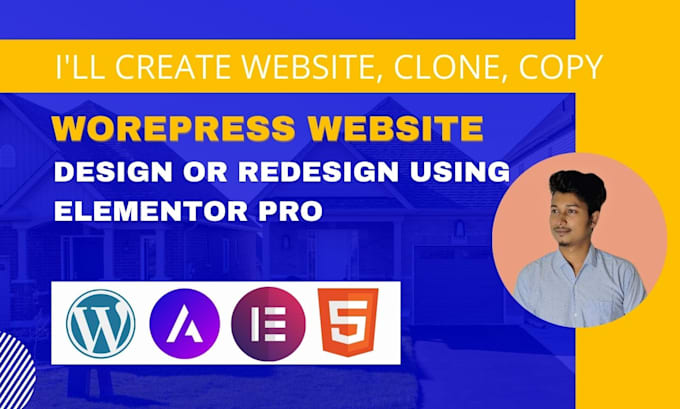create website design and redesign wordpress website using elementor pro