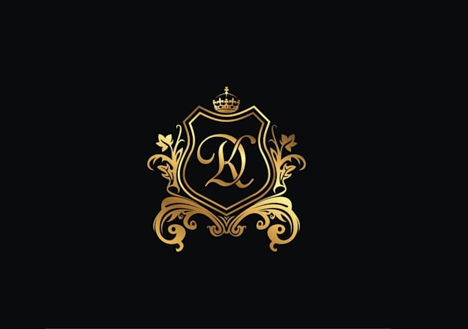 design timeless symbol king queen logo