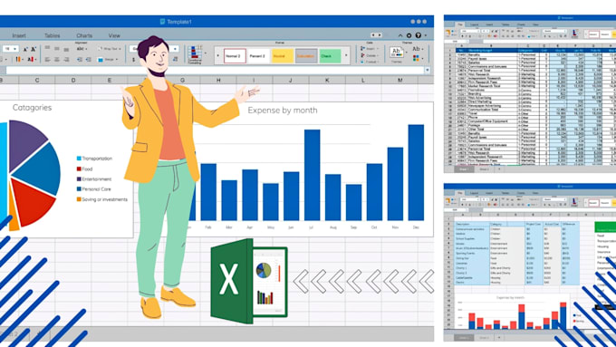 clean, format, merge, split excel data