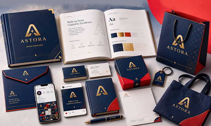 design a minimalist logo and brand style guide