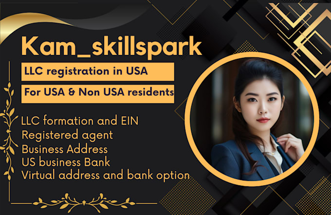 create llc formation in the USA professional agent services with ein number