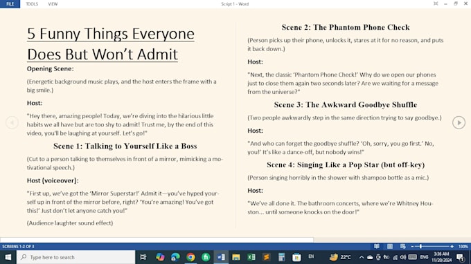craft compelling scripts for youtube, ads, or short films