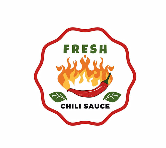 make enhance good looking chili sauce logo