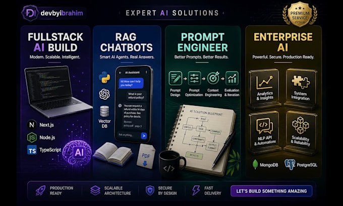 develop custom ai rag systems, ai agents, generative ai, openai, mvp