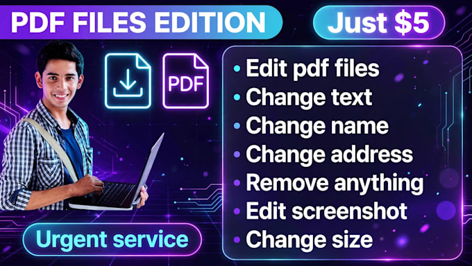 edit, modify, redesign pdf files accurately