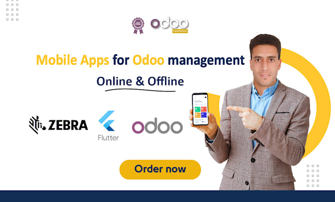 create a custom mobile app to manage your odoo erp