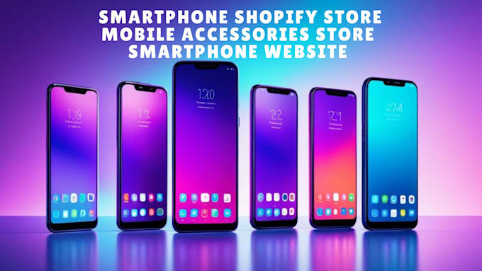 build 72hrs responsive smartphone shopify store mobile accessories store