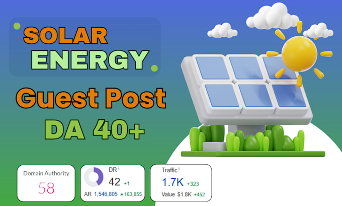 publish solar guest post from high authority solar blog with do follow backlinks